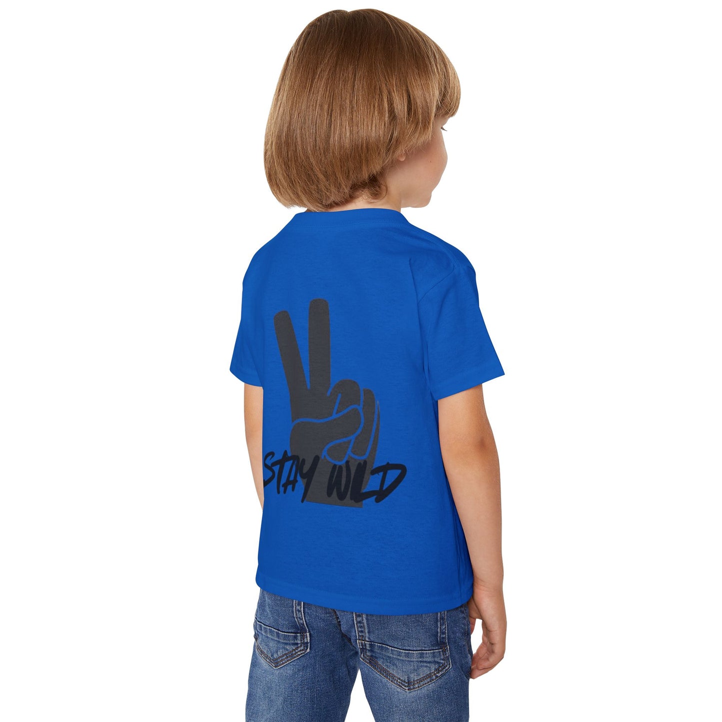Worn N' Wild Toddler T-Shirt - Stay Wild Graphic Tee for Kids