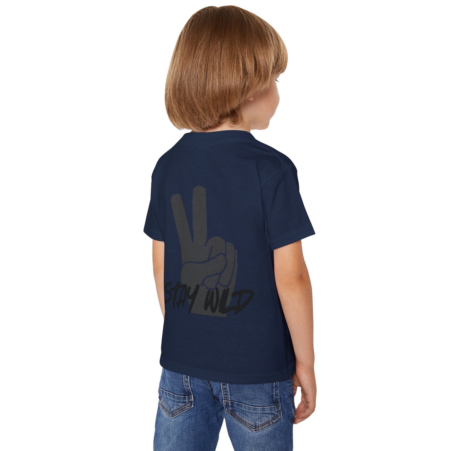Worn N' Wild Toddler T-Shirt - Stay Wild Graphic Tee for Kids