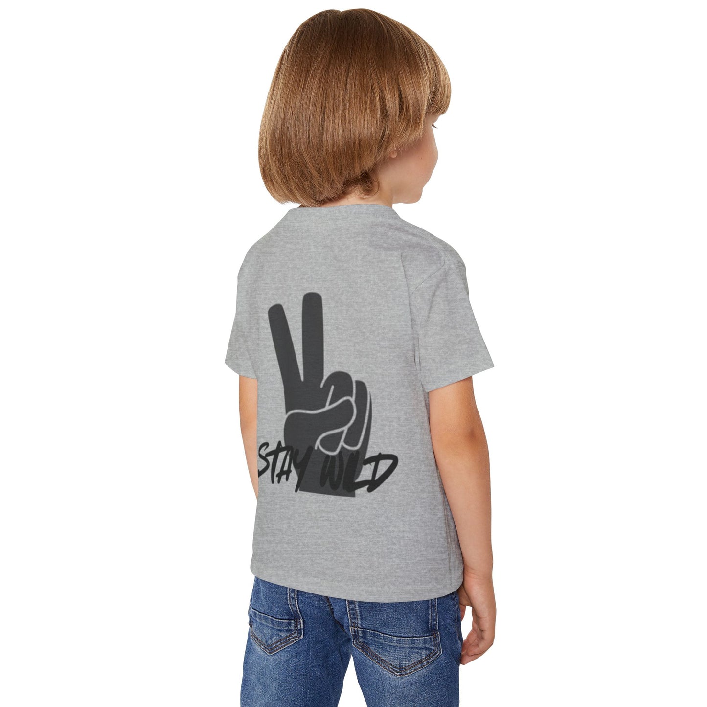 Worn N' Wild Toddler T-Shirt - Stay Wild Graphic Tee for Kids