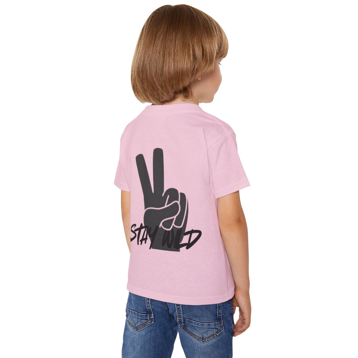 Worn N' Wild Toddler T-Shirt - Stay Wild Graphic Tee for Kids