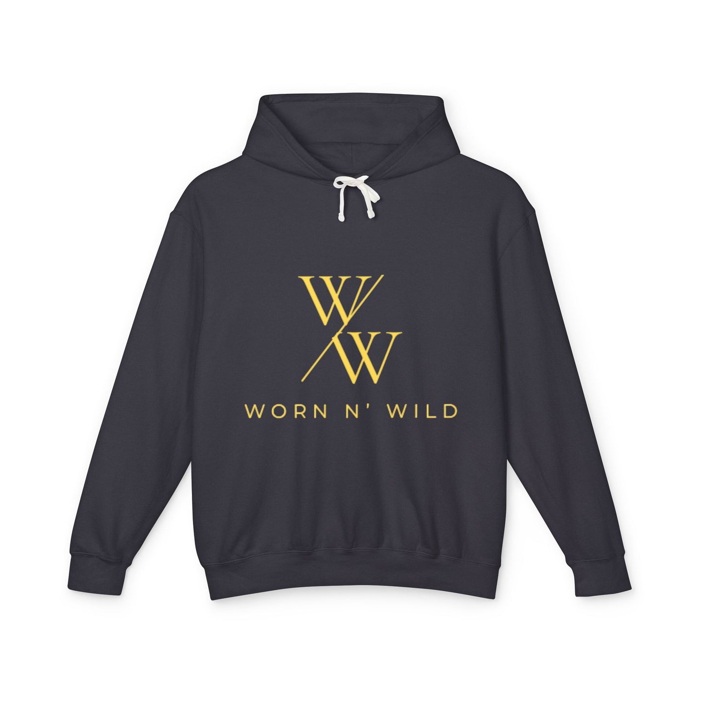 Worn N' Wild Unisex Lightweight Hooded Sweatshirt - Nautical Design