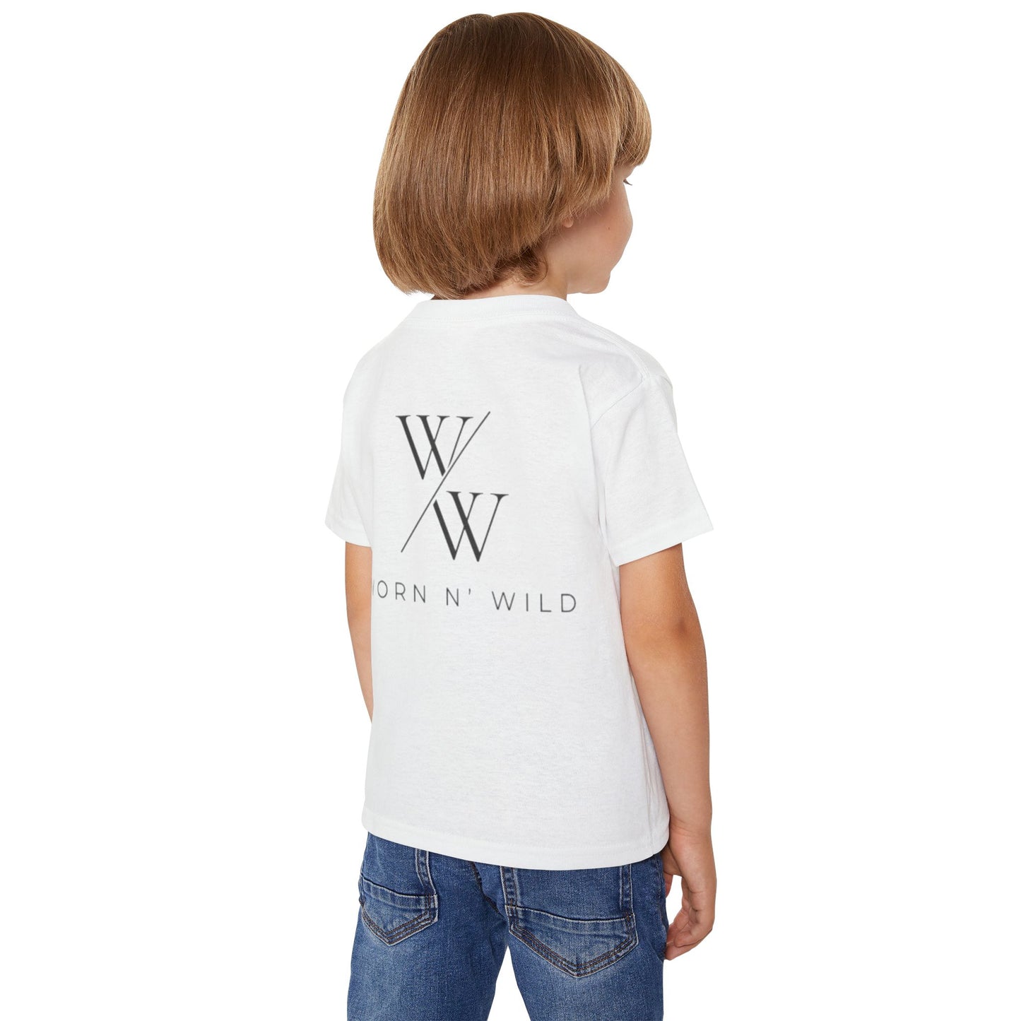 Toddler T-shirt Worn N Wild Logo Design - Heavy Cotton™