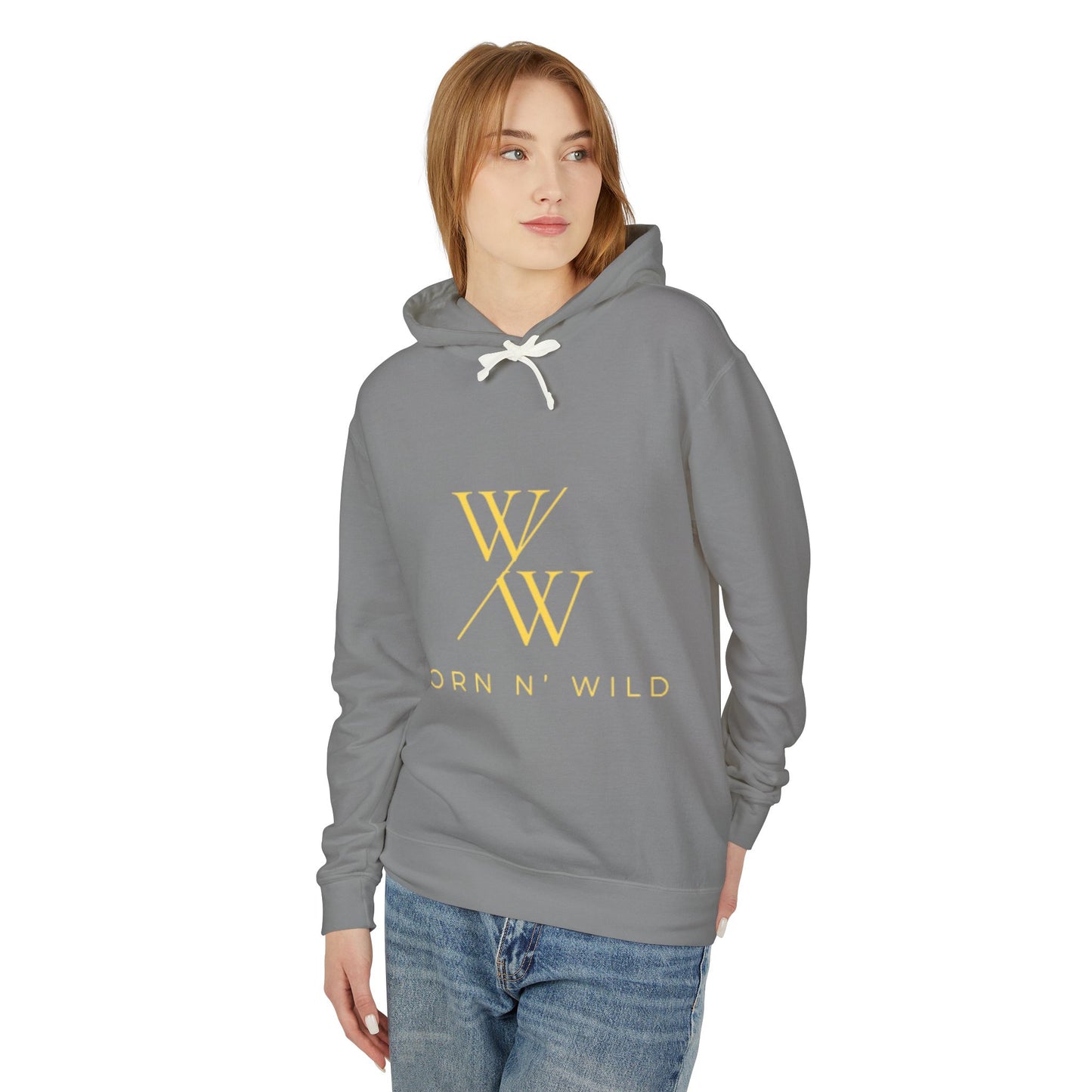 Worn N' Wild Unisex Lightweight Hooded Sweatshirt - Nautical Design