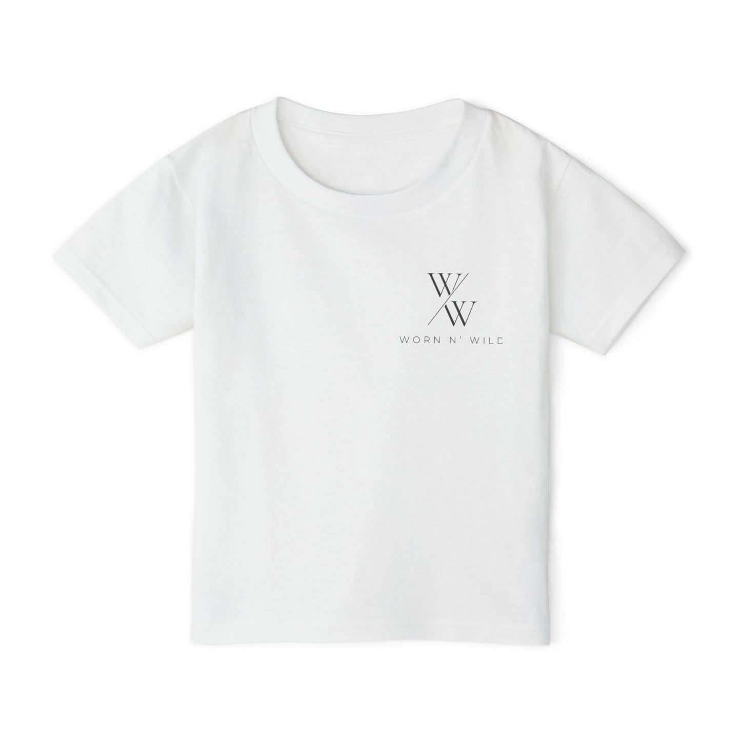 Toddler T-shirt Worn N Wild Logo Design - Heavy Cotton™
