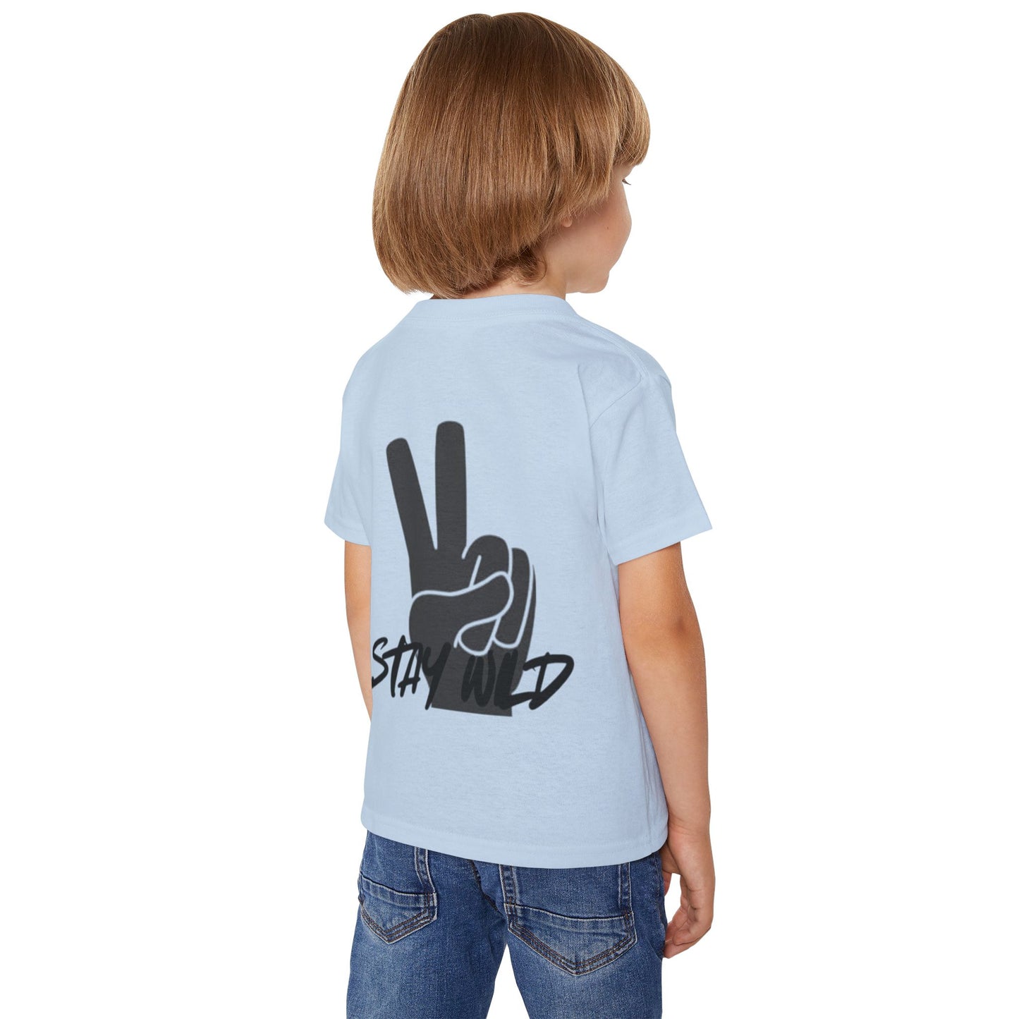 Worn N' Wild Toddler T-Shirt - Stay Wild Graphic Tee for Kids