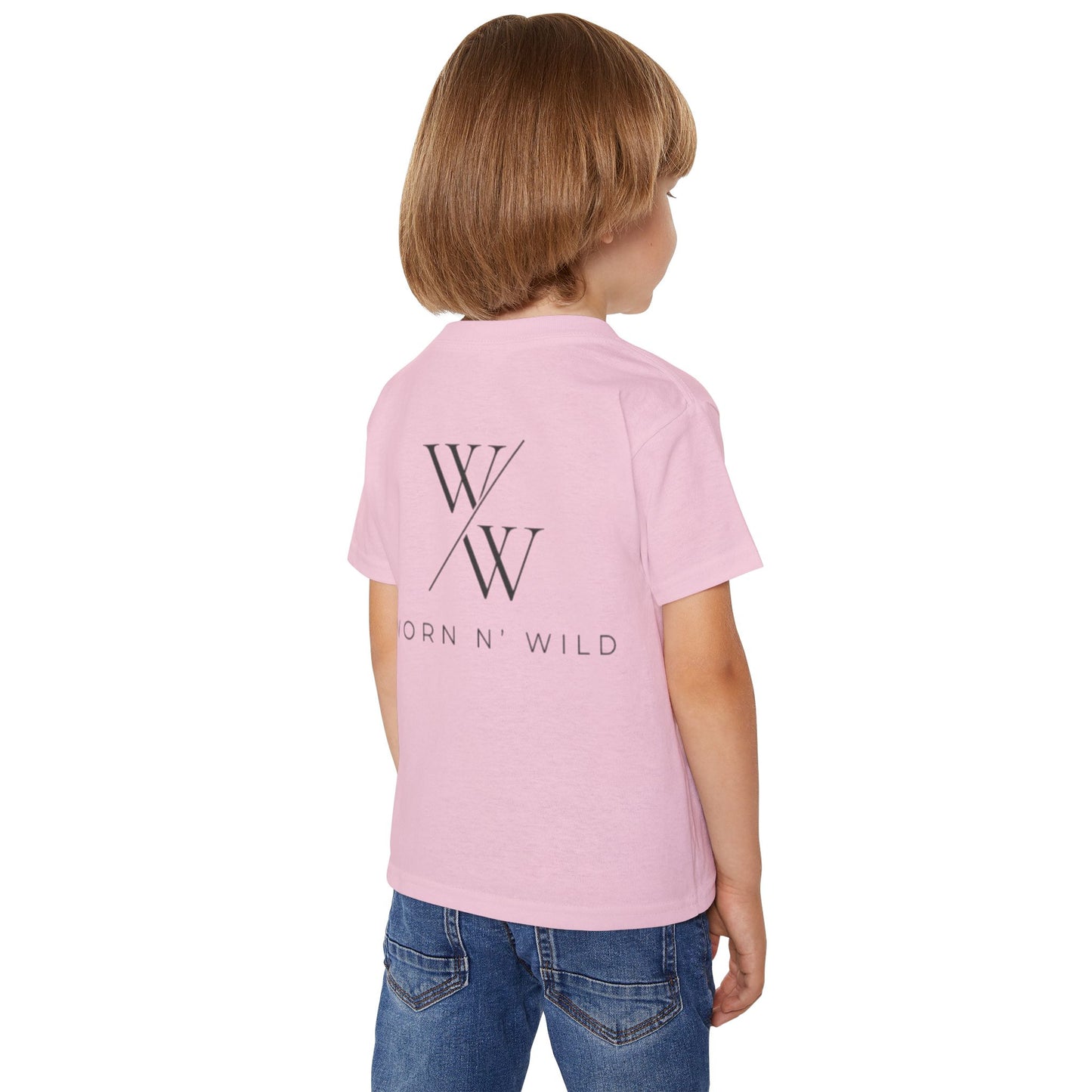 Toddler T-shirt Worn N Wild Logo Design - Heavy Cotton™
