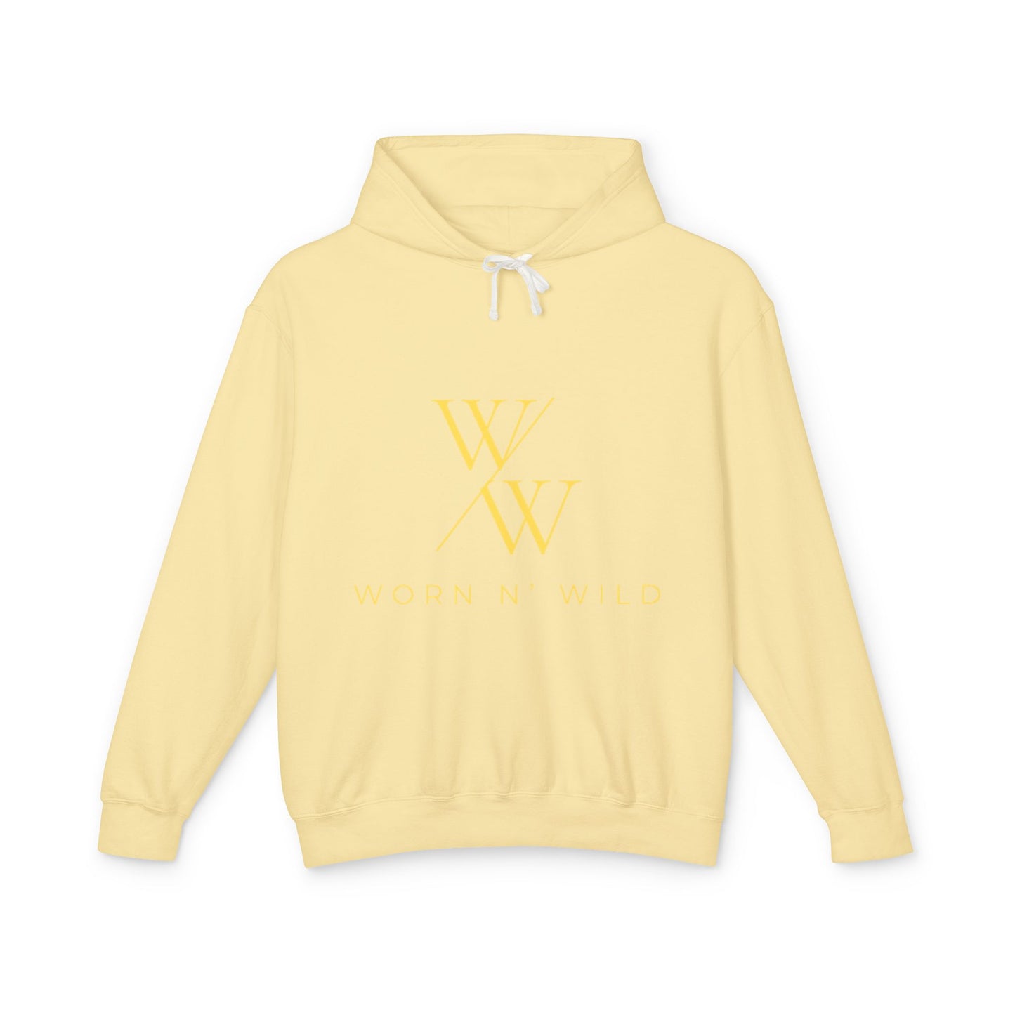 Worn N' Wild Unisex Lightweight Hooded Sweatshirt - Nautical Design
