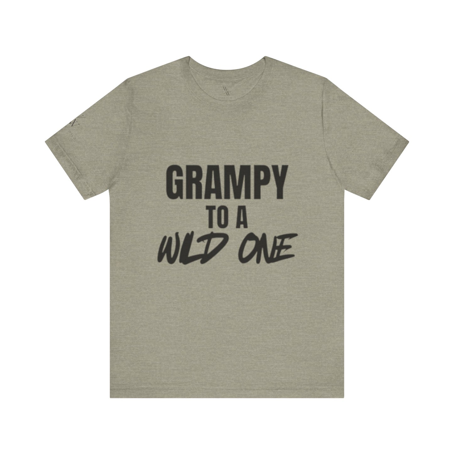 Grampy to a Wild One Unisex Jersey Tee - Perfect Gift for Grandparents
