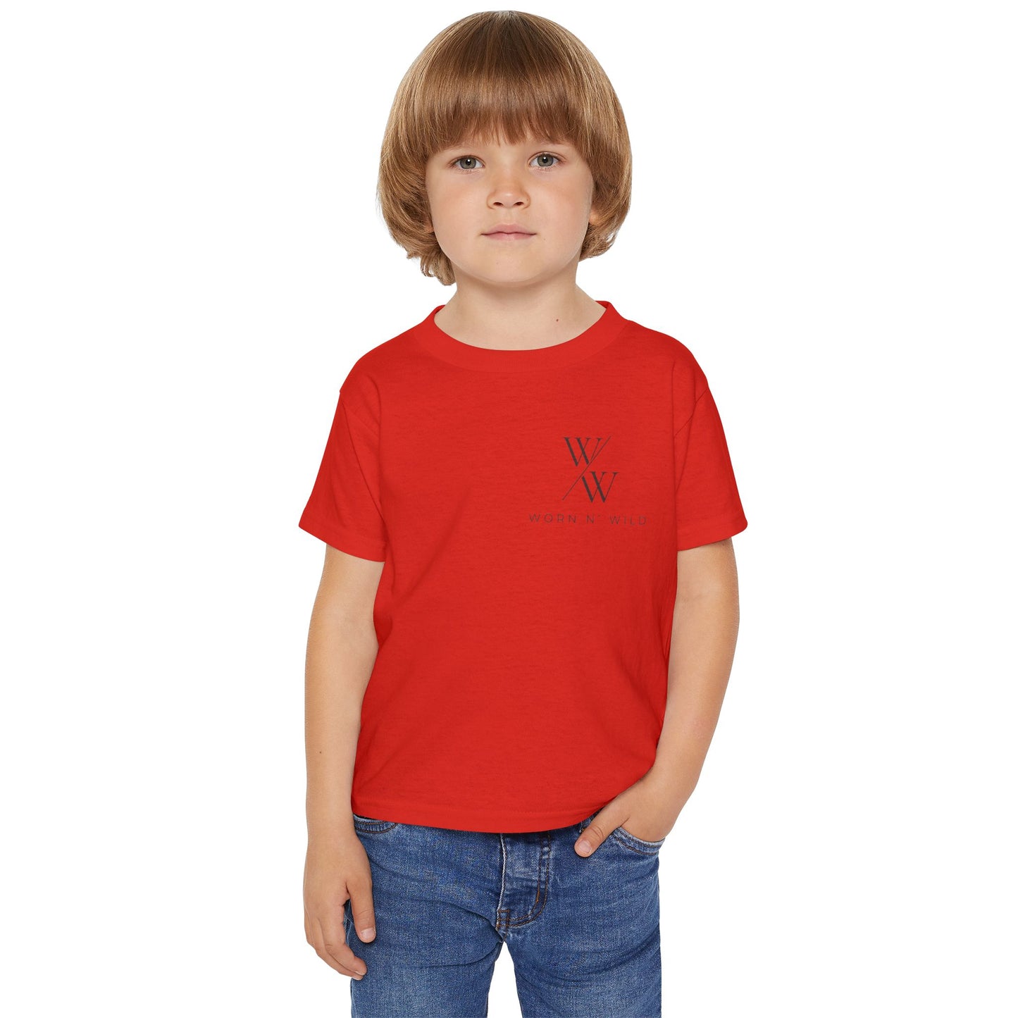 Worn N' Wild Toddler T-Shirt - Stay Wild Graphic Tee for Kids