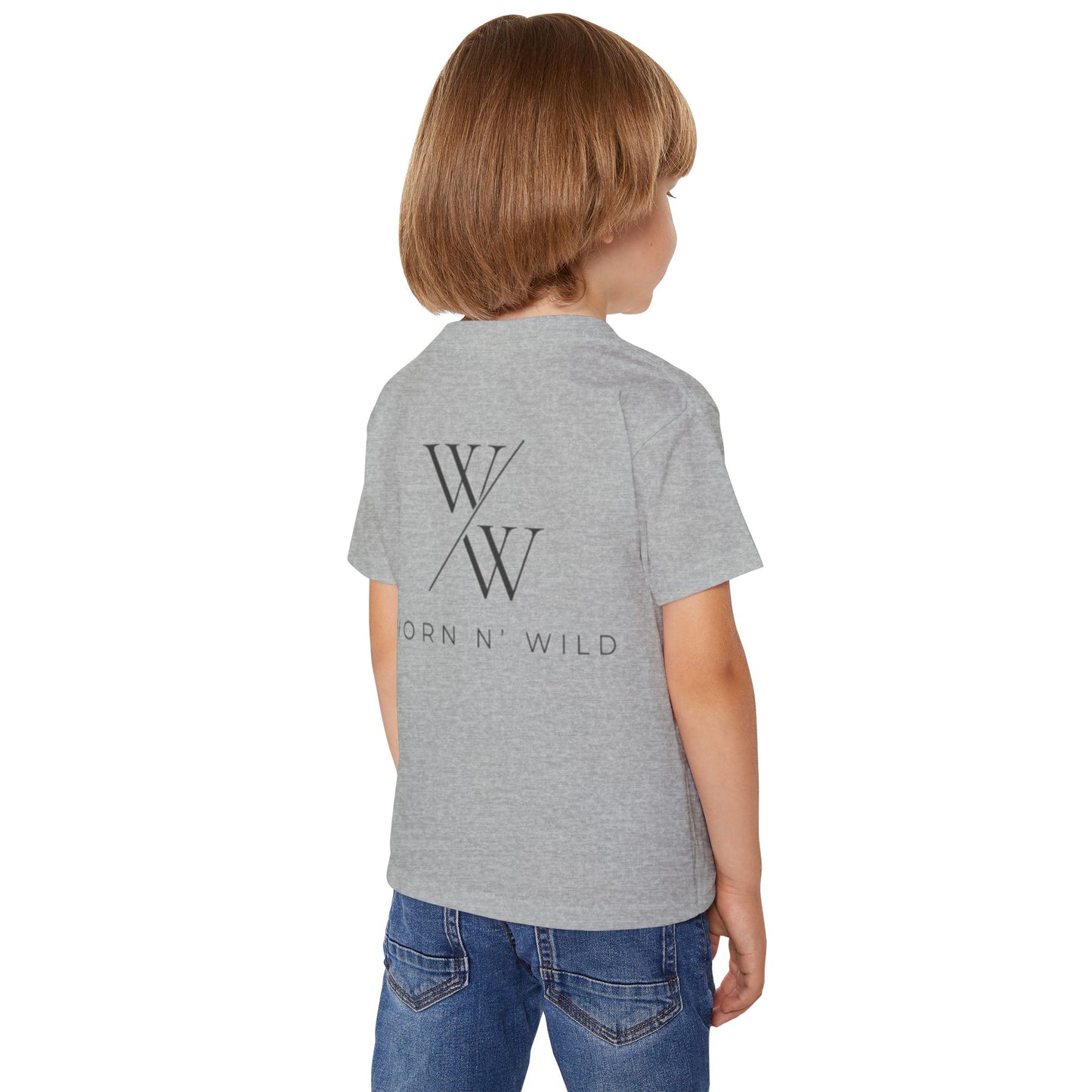 Toddler T-shirt Worn N Wild Logo Design - Heavy Cotton™