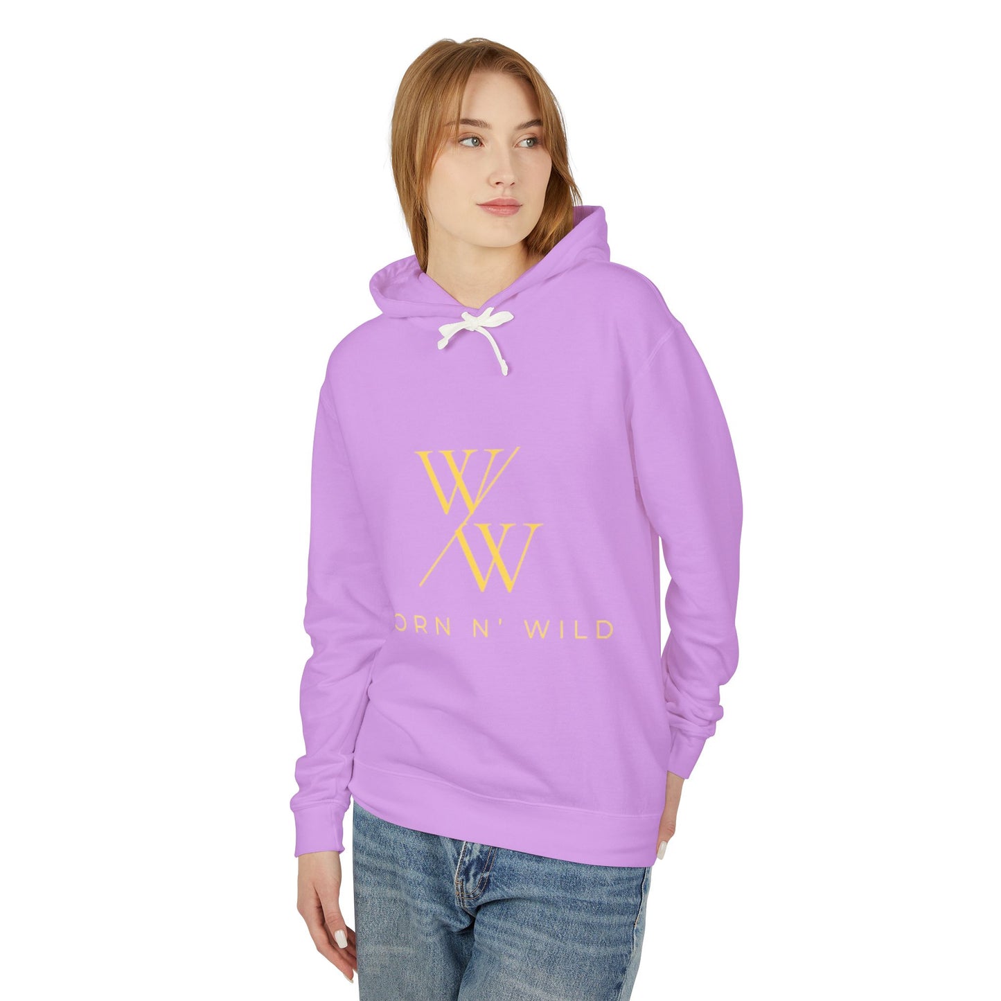 Worn N' Wild Unisex Lightweight Hooded Sweatshirt - Nautical Design