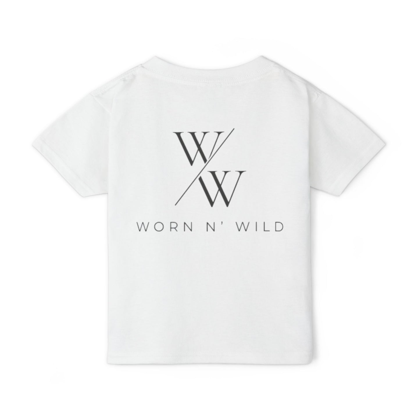 Toddler T-shirt Worn N Wild Logo Design - Heavy Cotton™