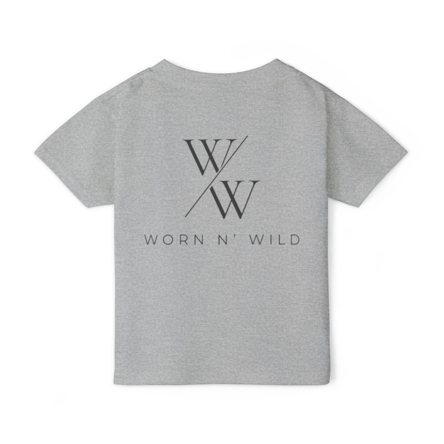 Toddler T-shirt Worn N Wild Logo Design - Heavy Cotton™