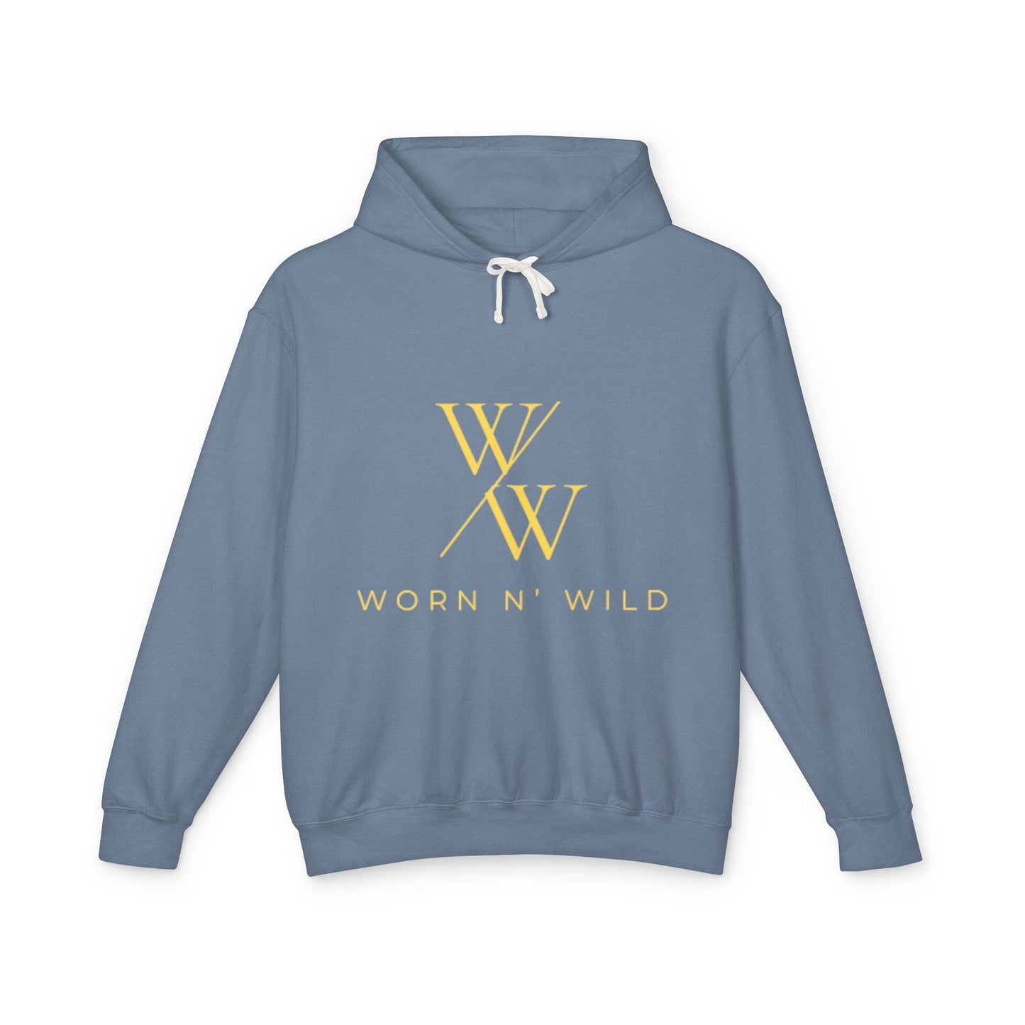 Worn N' Wild Unisex Lightweight Hooded Sweatshirt - Nautical Design