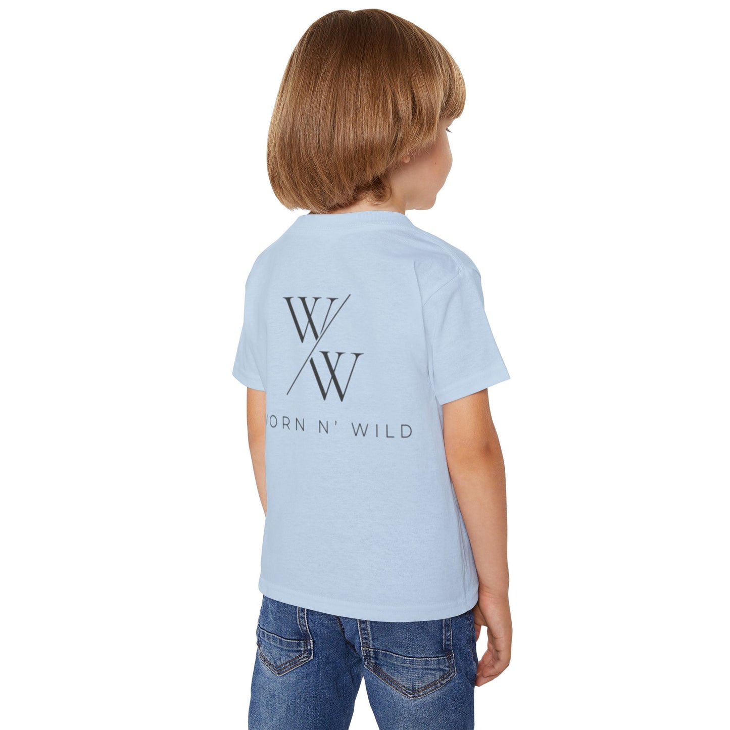 Toddler T-shirt Worn N Wild Logo Design - Heavy Cotton™