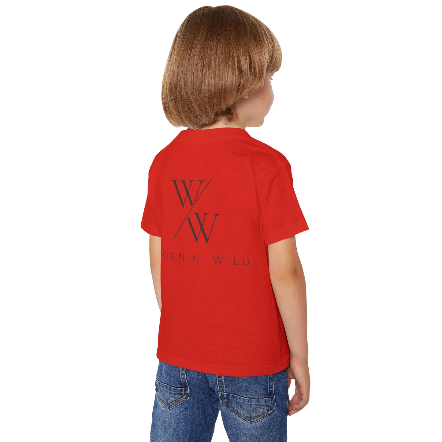 Toddler T-shirt Worn N Wild Logo Design - Heavy Cotton™