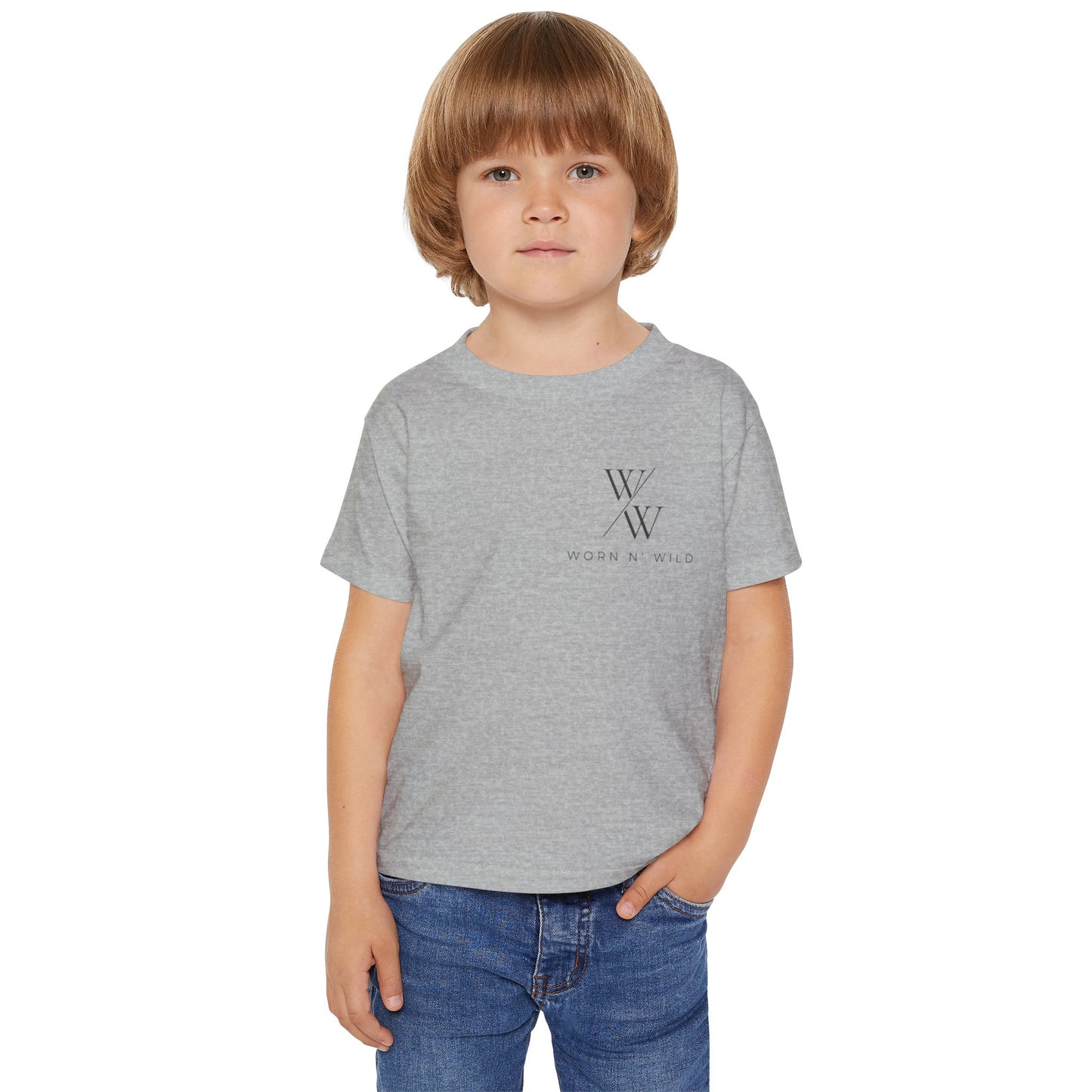 Worn N' Wild Toddler T-Shirt - Stay Wild Graphic Tee for Kids