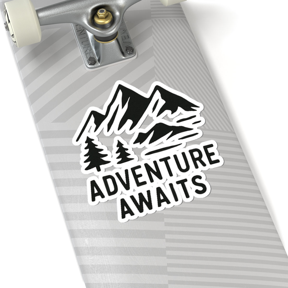 Adventure Awaits Kiss-Cut Stickers - Perfect for Outdoor Enthusiasts