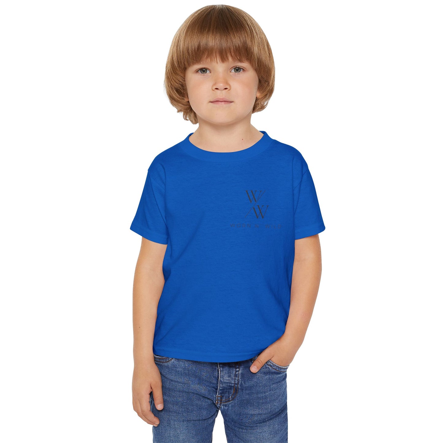 Worn N' Wild Toddler T-Shirt - Stay Wild Graphic Tee for Kids