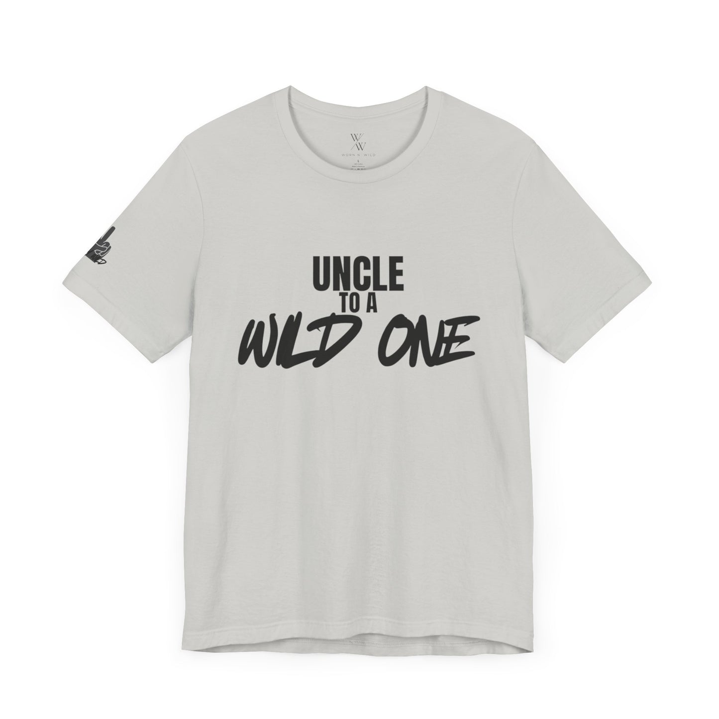 "Uncle to a Wild One" Unisex Jersey Short Sleeve Tee - Perfect Gift for Uncle