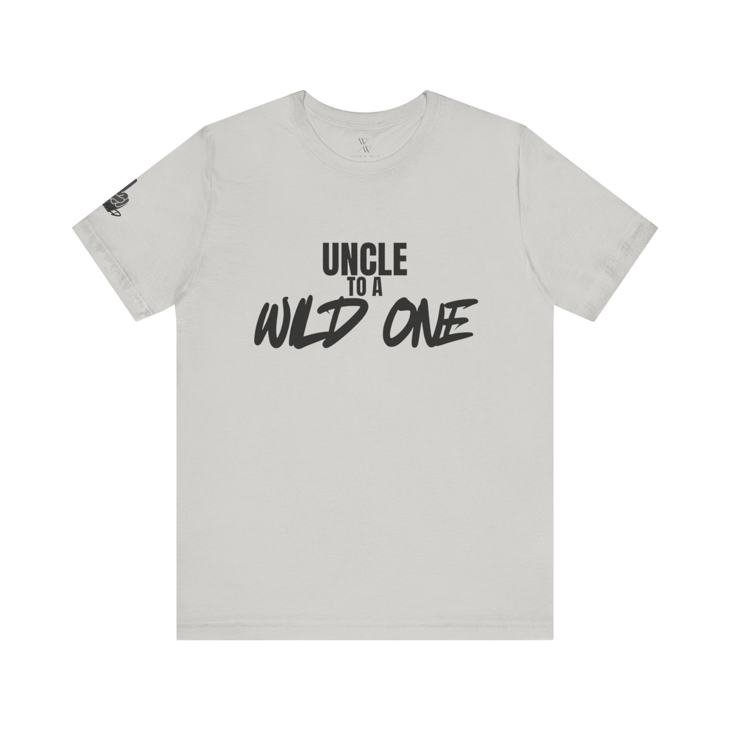 "Uncle to a Wild One" Unisex Jersey Short Sleeve Tee - Perfect Gift for Uncle