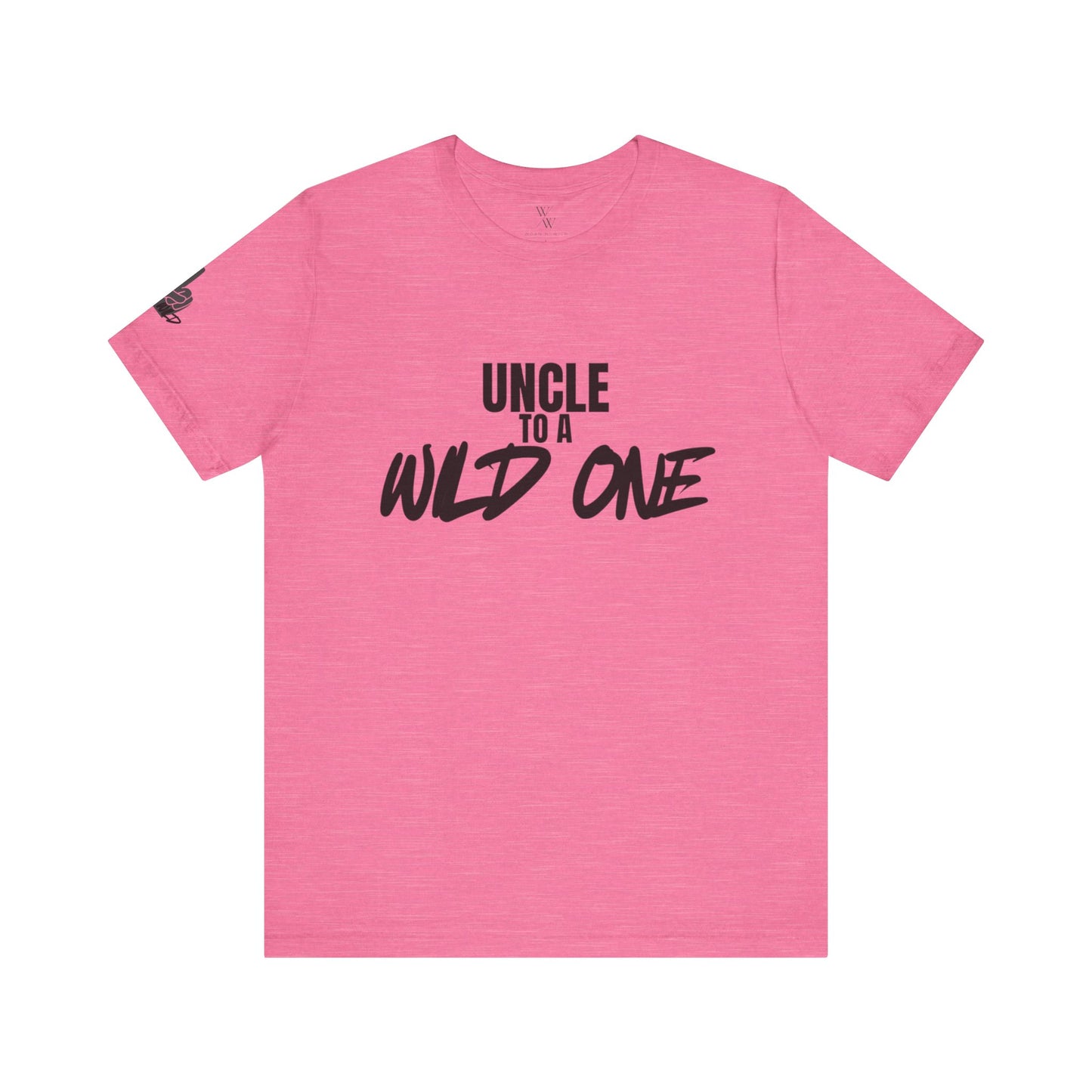 "Uncle to a Wild One" Unisex Jersey Short Sleeve Tee - Perfect Gift for Uncle