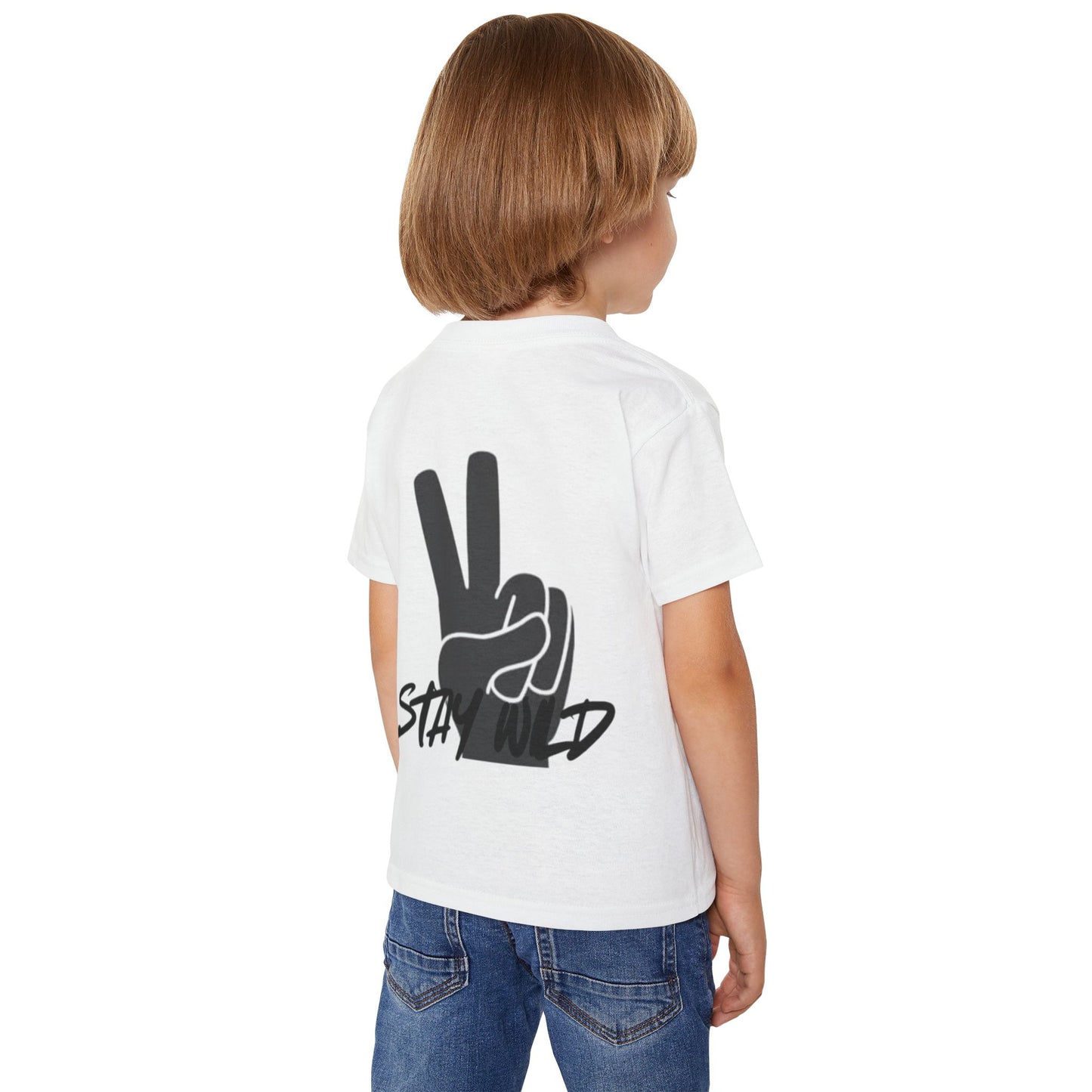 Worn N' Wild Toddler T-Shirt - Stay Wild Graphic Tee for Kids