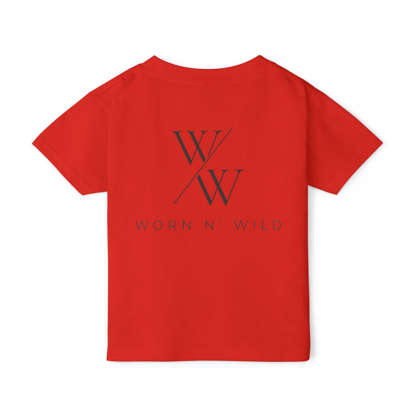 Toddler T-shirt Worn N Wild Logo Design - Heavy Cotton™