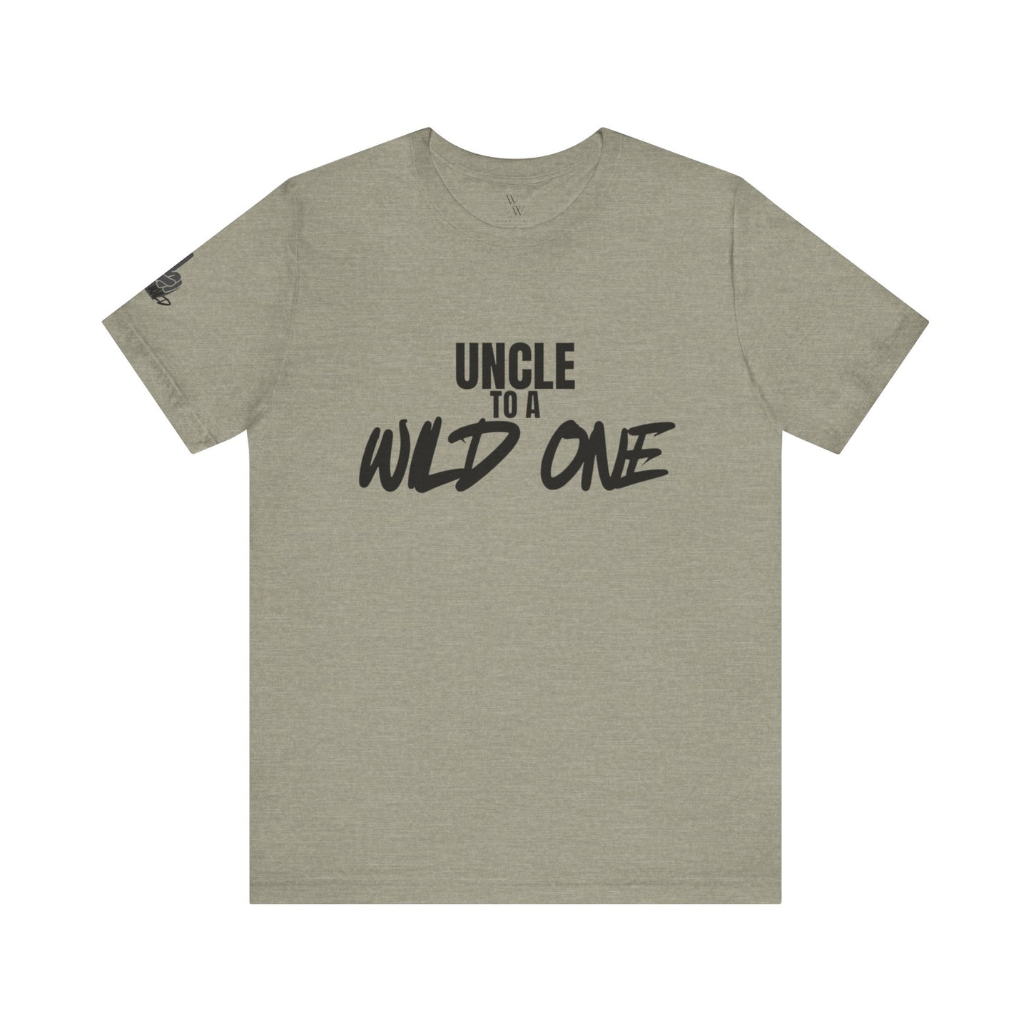 "Uncle to a Wild One" Unisex Jersey Short Sleeve Tee - Perfect Gift for Uncle