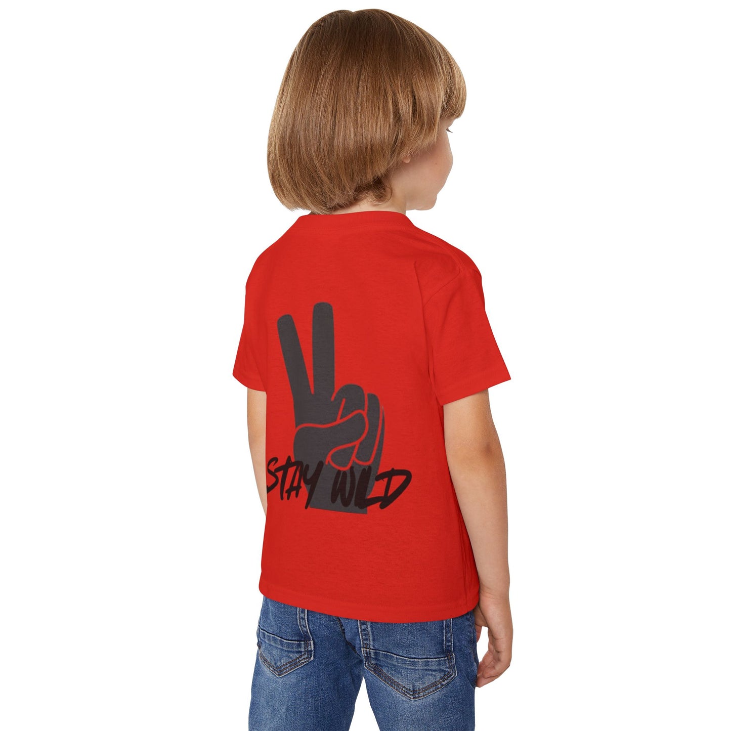 Worn N' Wild Toddler T-Shirt - Stay Wild Graphic Tee for Kids
