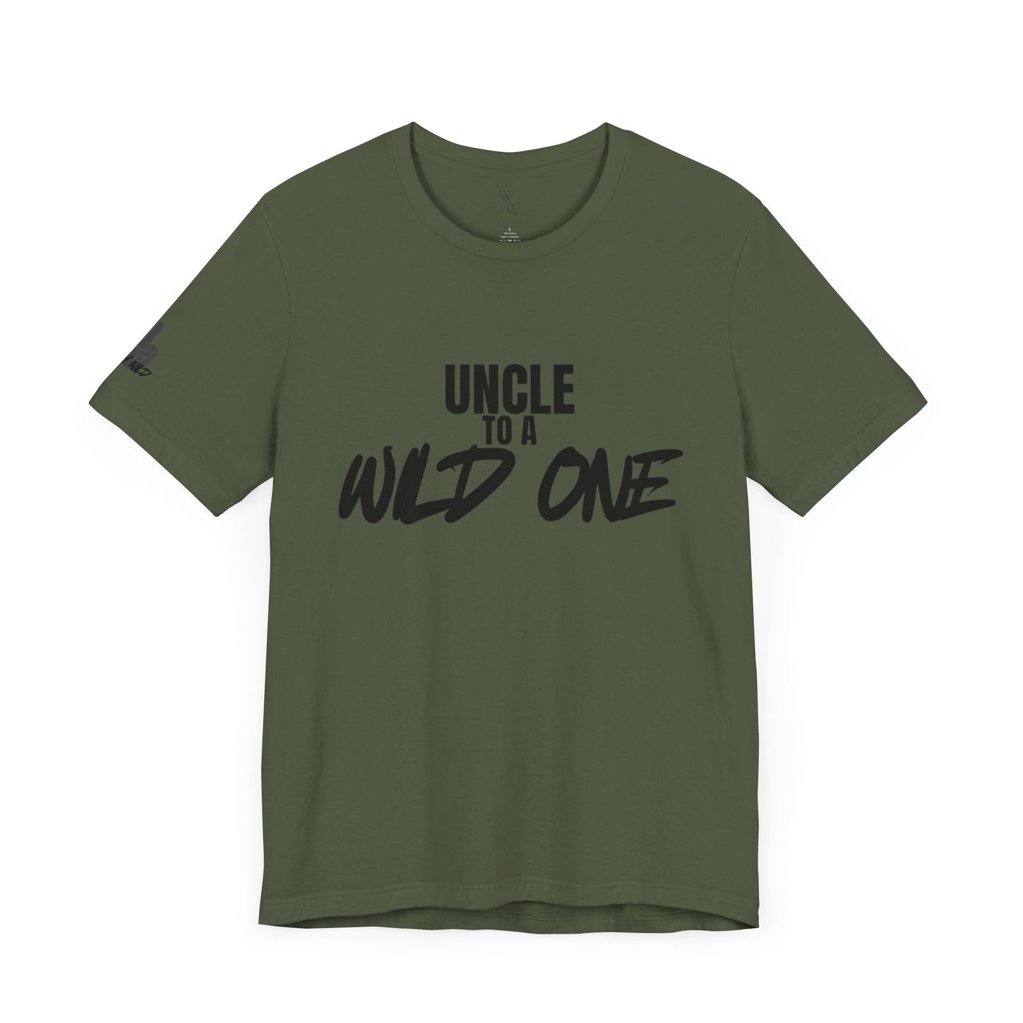 "Uncle to a Wild One" Unisex Jersey Short Sleeve Tee - Perfect Gift for Uncle