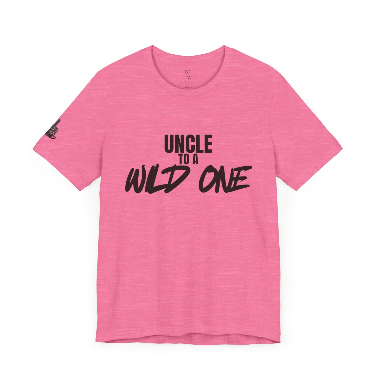 "Uncle to a Wild One" Unisex Jersey Short Sleeve Tee - Perfect Gift for Uncle