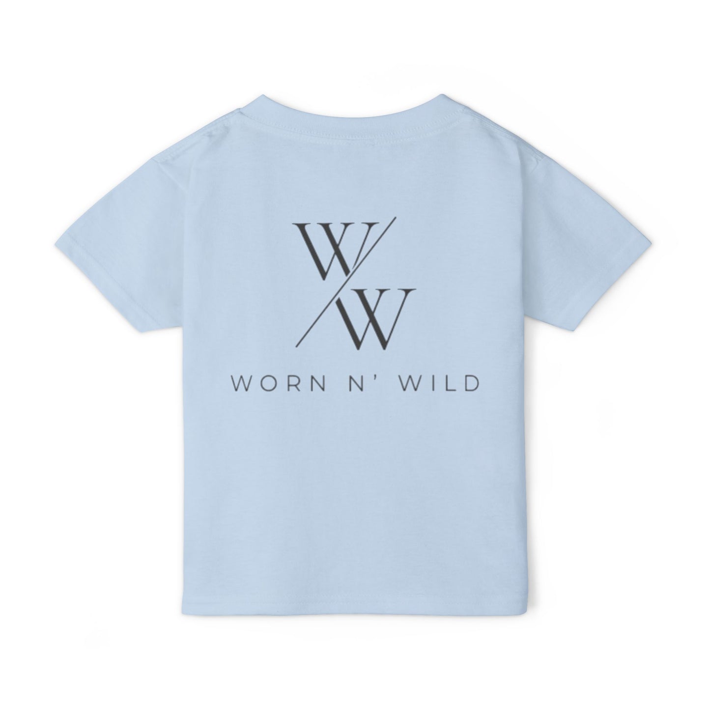 Toddler T-shirt Worn N Wild Logo Design - Heavy Cotton™