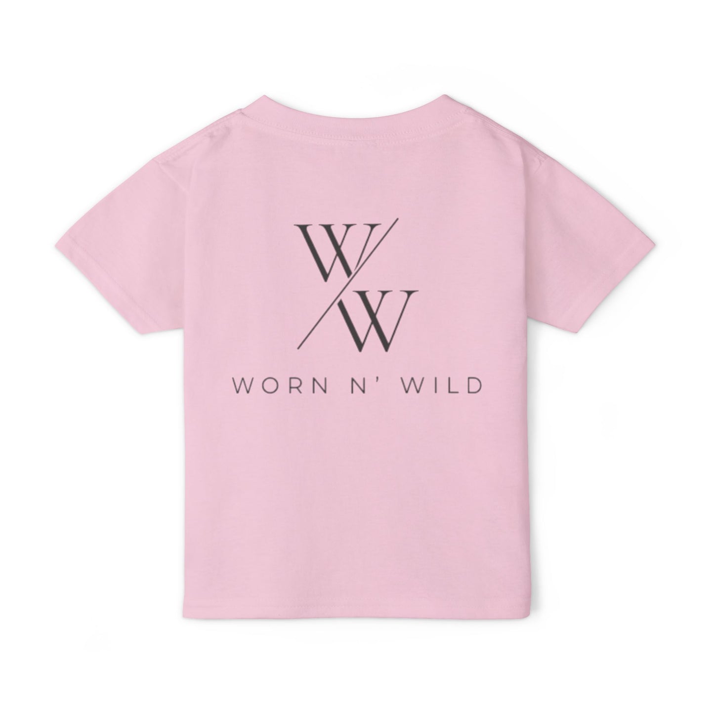 Toddler T-shirt Worn N Wild Logo Design - Heavy Cotton™