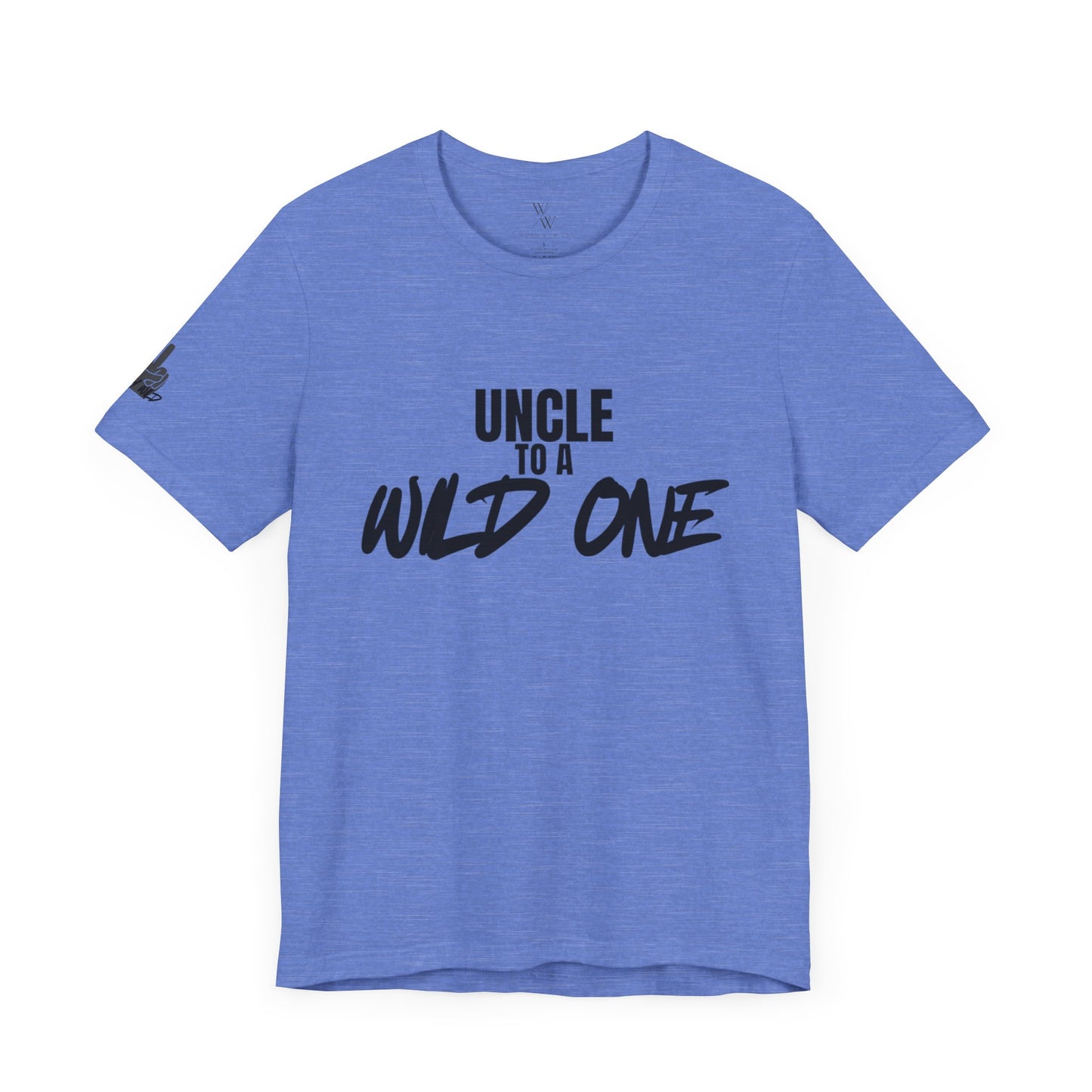 "Uncle to a Wild One" Unisex Jersey Short Sleeve Tee - Perfect Gift for Uncle