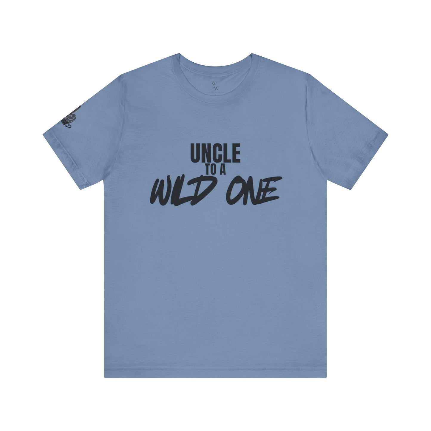 "Uncle to a Wild One" Unisex Jersey Short Sleeve Tee - Perfect Gift for Uncle
